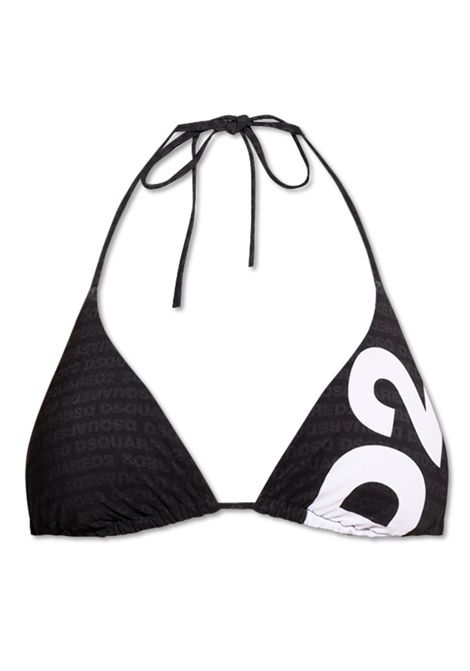 Costume Dsquared2  Swimwear donna D6BX65030010 nero bianco monogramma DSQUARED2 SWIMWEAR | Costumi | D6BX65030010